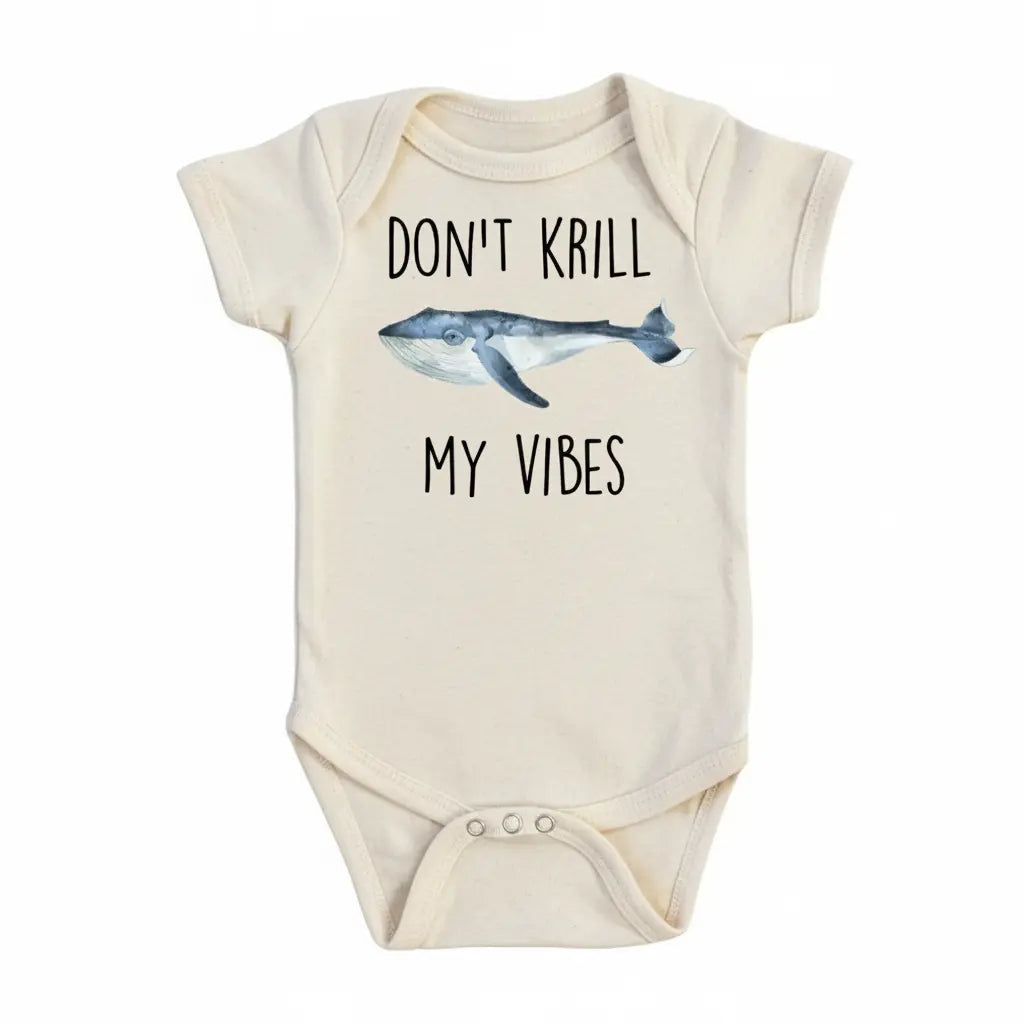 Whale Krill - Baby Boy Girl Clothes Infant Bodysuit Funny Cute Newborn  Funny Cute Onesie® | North Fork Forager LLC