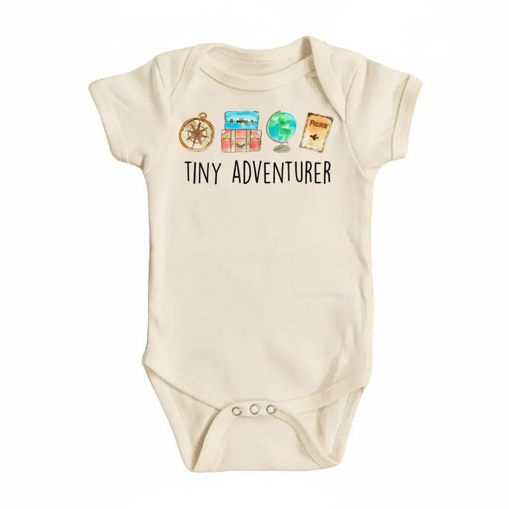 Travel Tiny - Baby Boy Girl Clothes Infant Bodysuit Funny Cute Newborn  Funny Cute Onesie® | North Fork Forager LLC