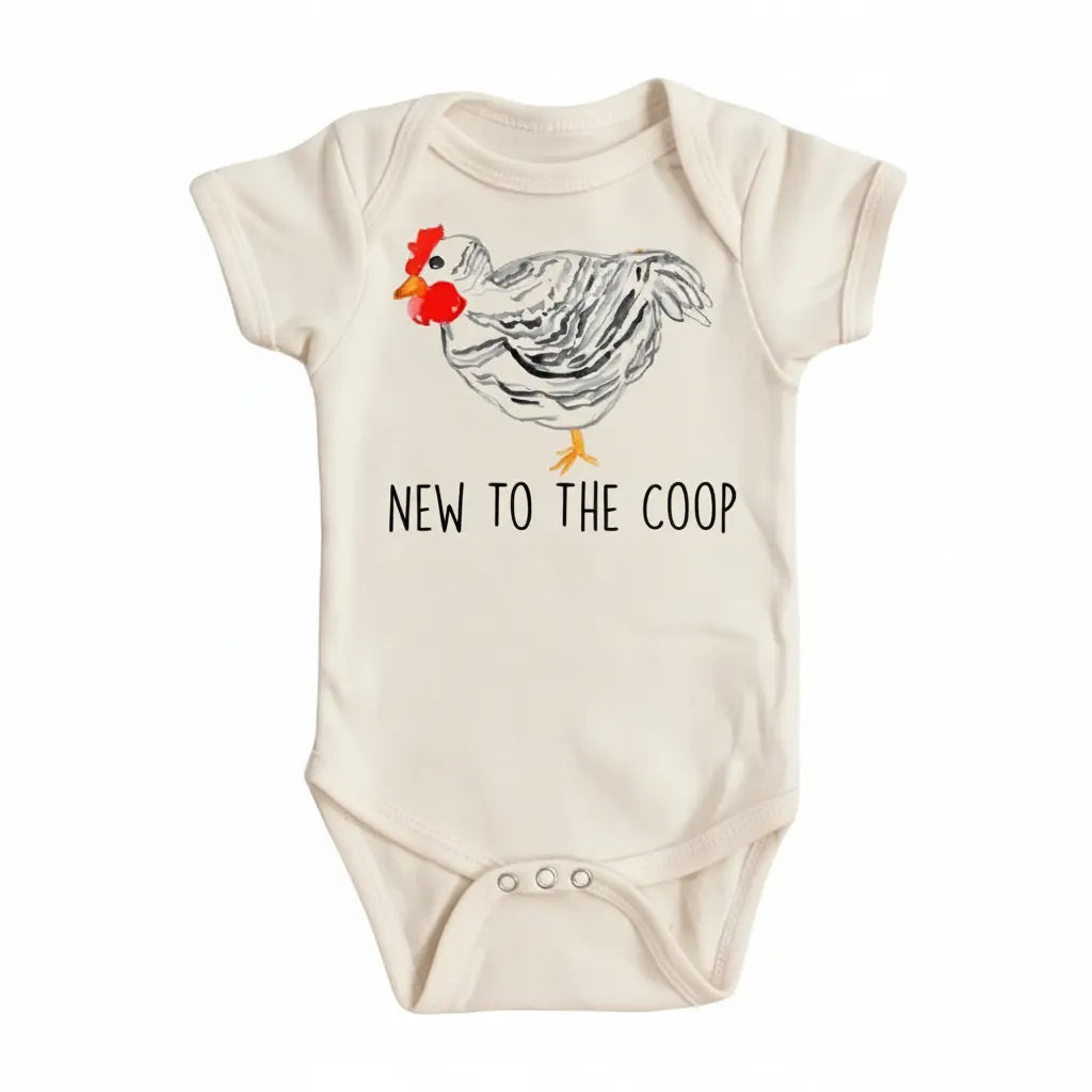 Chicken Farm Animal - Baby Boy Girl Clothes Infant Bodysuit Funny Cute Newborn  Funny Cute Onesie® | North Fork Forager LLC