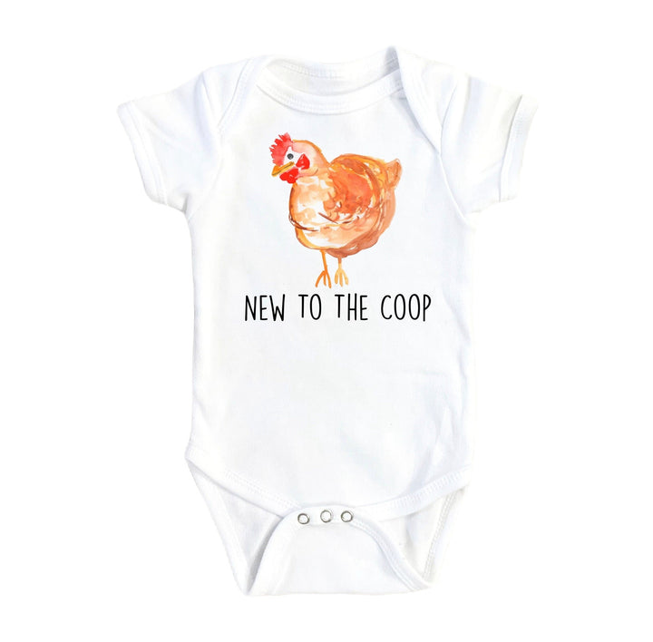 Brown Chicken - Baby Boy Girl Clothes Infant Bodysuit Funny Cute Newborn Onesie