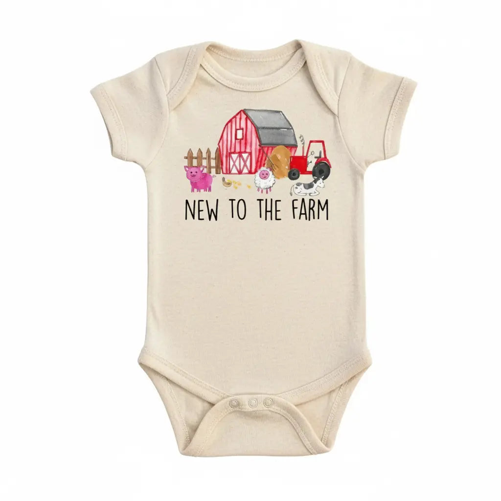 Farm Barn - Baby Boy Girl Clothes Infant Bodysuit Funny Cute Newborn  Funny Cute Onesie® | North Fork Forager LLC