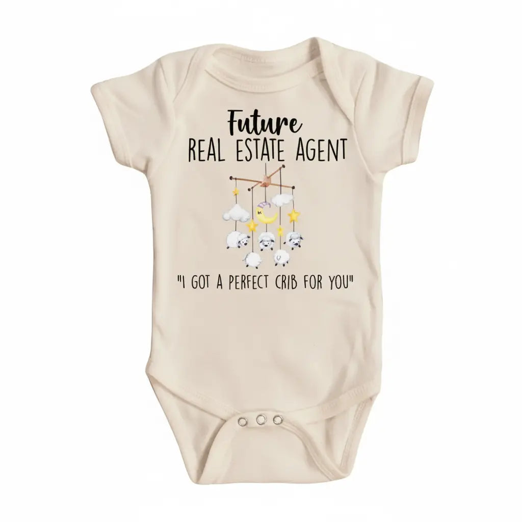 Real Estate - Baby Boy Girl Clothes Infant Bodysuit Funny Cute Newborn 1B  Funny Cute Onesie® | North Fork Forager LLC