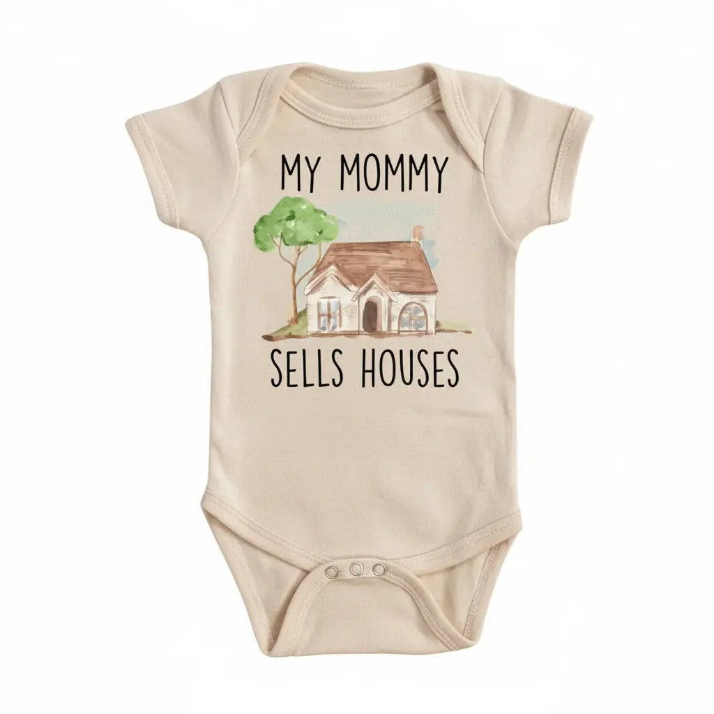 Real Estate - Baby Boy Girl Clothes Infant Bodysuit Funny Cute Newborn 1F  Funny Cute Onesie® | North Fork Forager LLC