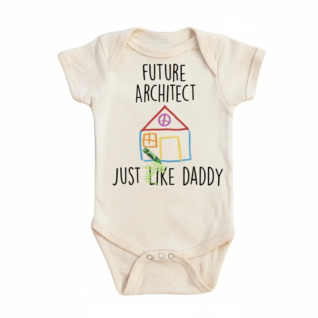 Future Architect - Baby Boy Girl Clothes Infant Bodysuit Funny Cute Newborn  Funny Cute Onesie® | North Fork Forager LLC