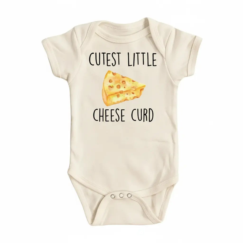Cheese Curd - Baby Boy Girl Clothes Infant Bodysuit Funny Cute Newborn  Funny Cute Onesie® | North Fork Forager LLC