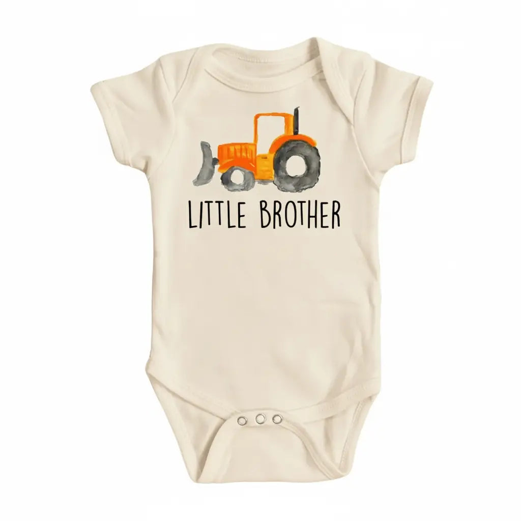Construction Brother - Baby Boy Girl Clothes Infant Bodysuit Funny Cute Newborn  Funny Cute Onesie® | North Fork Forager LLC