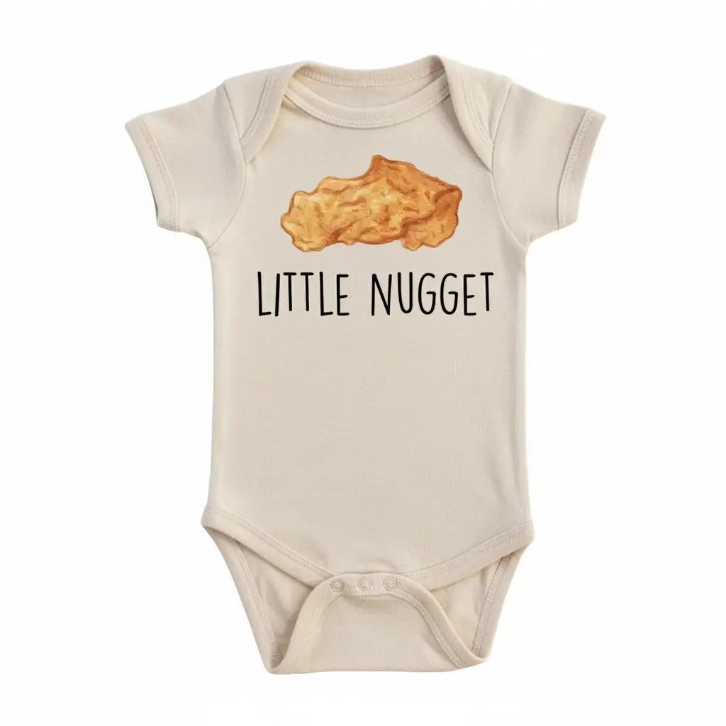 Chicken Nugget - Baby Boy Girl Clothes Infant Bodysuit Funny Cute Newborn 1B  Funny Cute Onesie® | North Fork Forager LLC