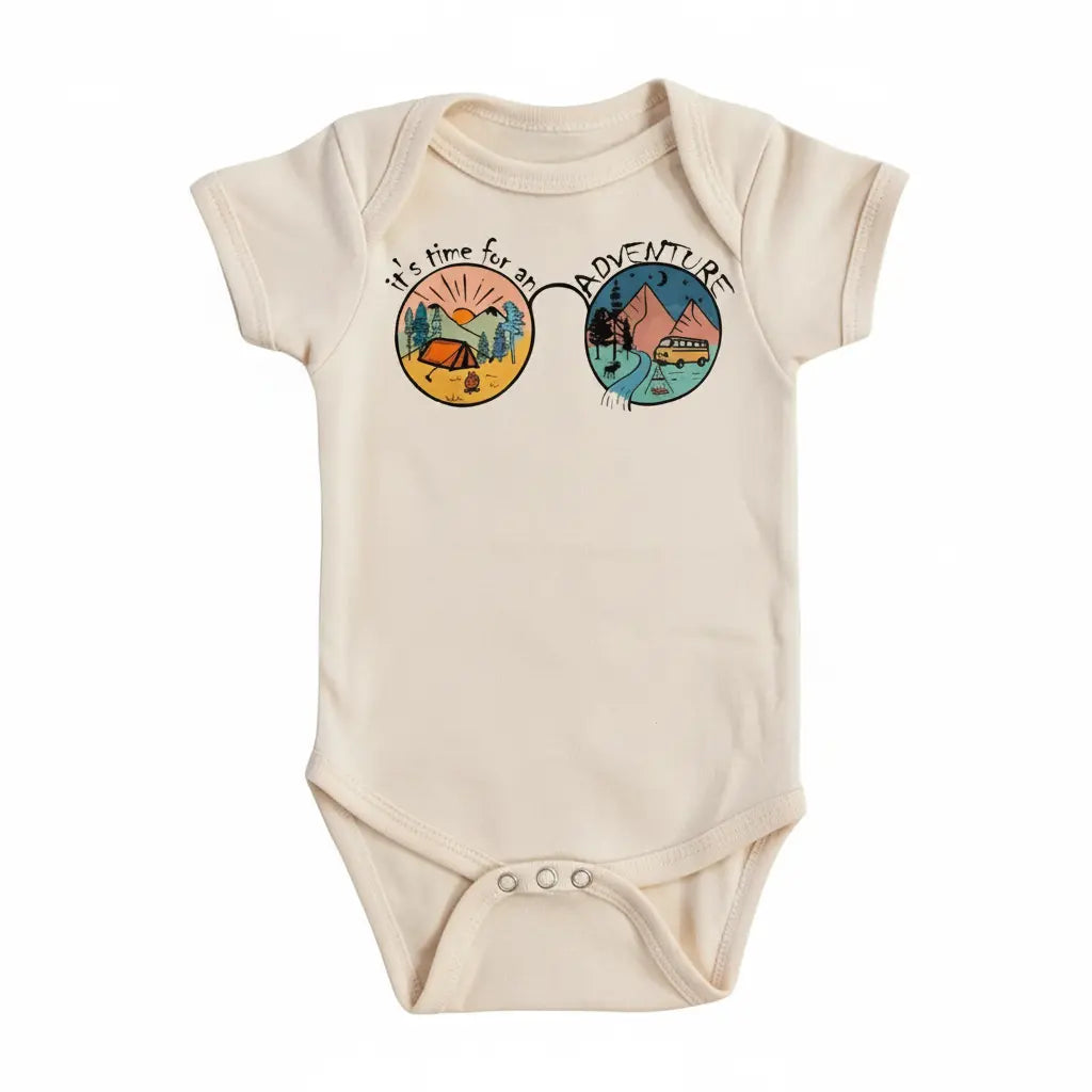 Time Adventure - Baby Boy Girl Clothes Infant Bodysuit Funny Cute Newborn  Funny Cute Onesie® | North Fork Forager LLC