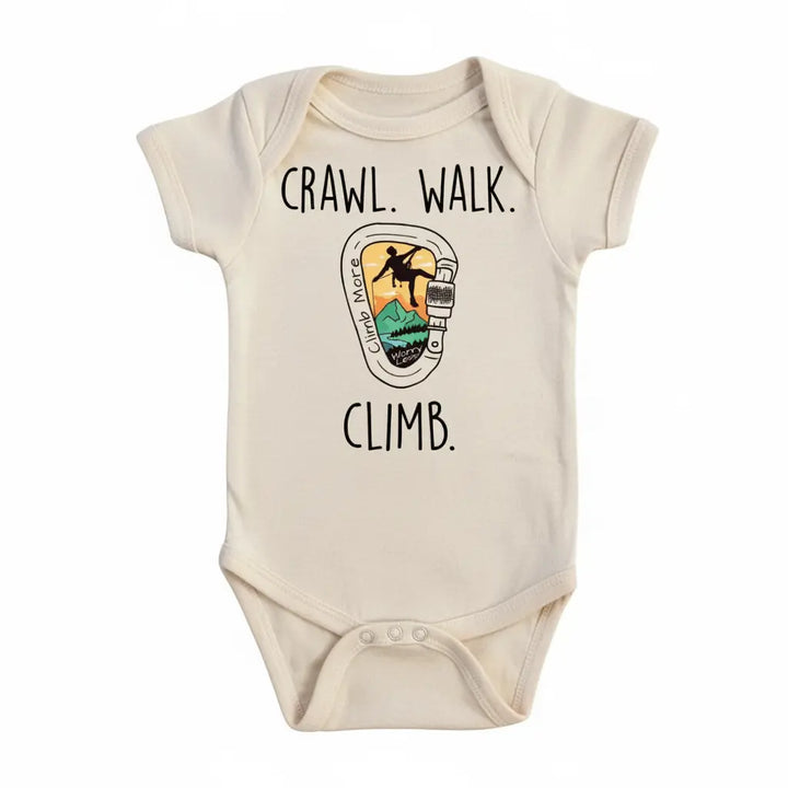 Climber Walk - Baby Boy Girl Clothes Infant Bodysuit Funny Cute Newborn  Funny Cute Onesie® | North Fork Forager LLC