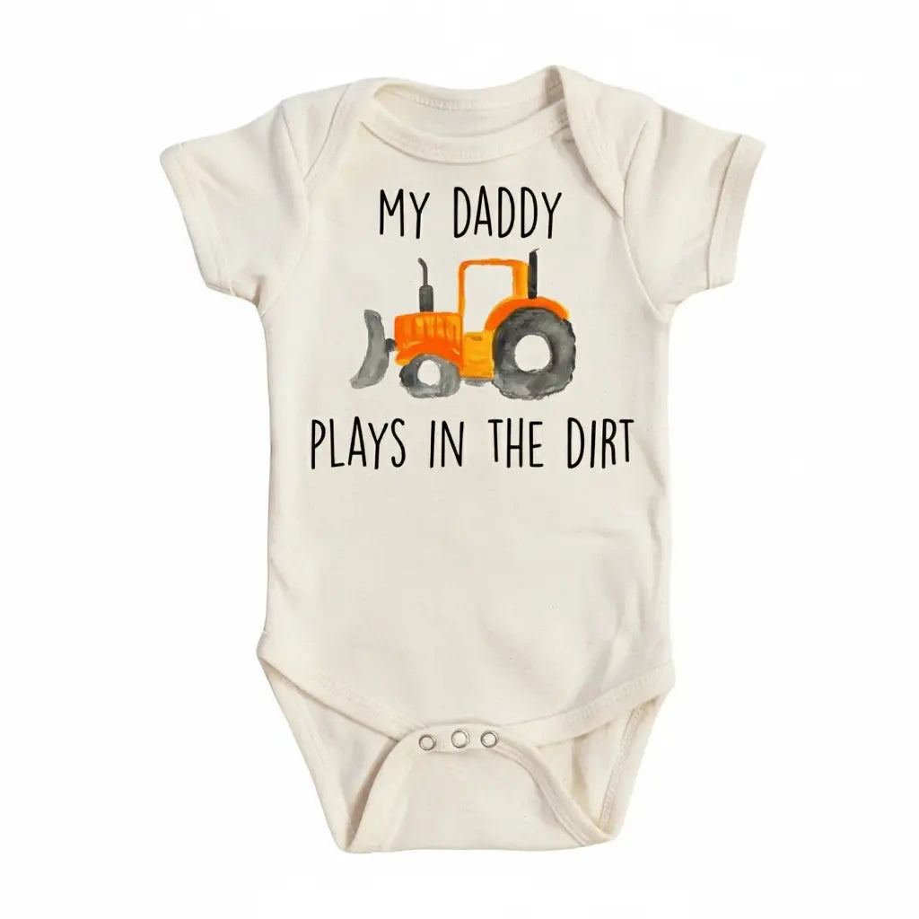 Construction Dirt - Baby Boy Girl Clothes Infant Bodysuit Funny Cute Newborn  Funny Cute Onesie® | North Fork Forager LLC