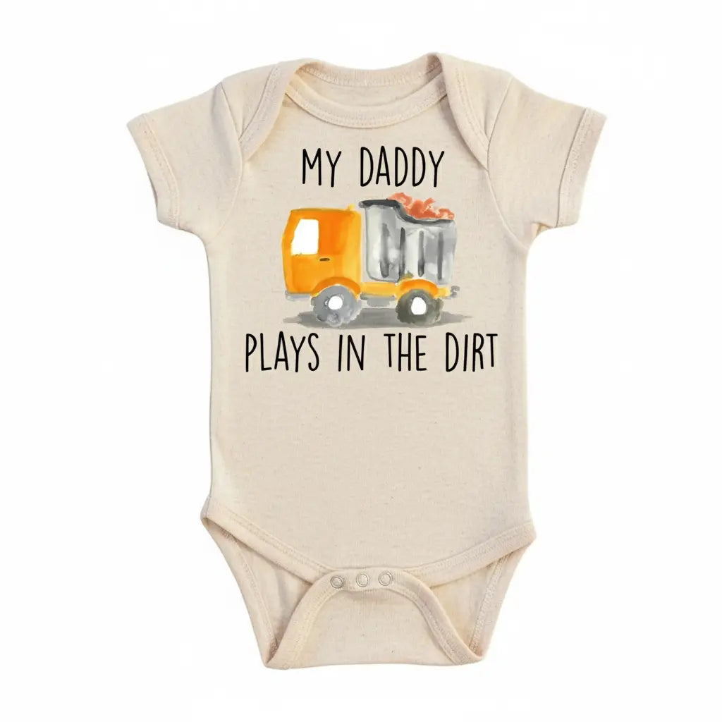 Construction Dump 2 - Baby Boy Girl Clothes Infant Bodysuit Funny Cute Newborn  Funny Cute Onesie® | North Fork Forager LLC