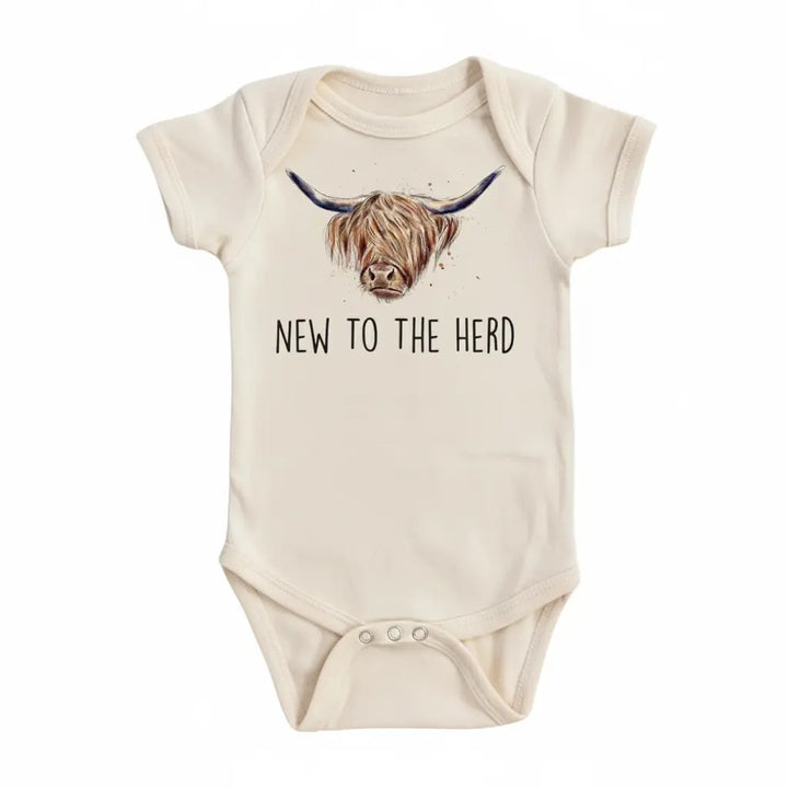 Bull Herd Color - Baby Boy Girl Clothes Infant Bodysuit Funny Cute Newborn  Funny Cute Onesie® | North Fork Forager LLC