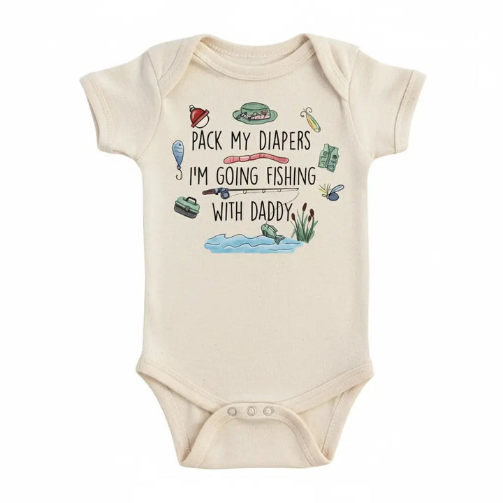 Fishing Diapers 2 - Baby Boy Girl Clothes Infant Bodysuit Funny Cute Newborn  Funny Cute Onesie® | North Fork Forager LLC