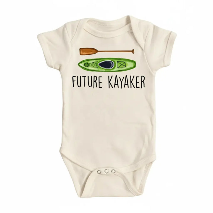 Kayak Little - Baby Boy Girl Clothes Infant Bodysuit Funny Cute Newborn  Funny Cute Onesie® | North Fork Forager LLC