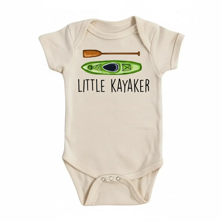 Little Kayak - Baby Boy Girl Clothes Infant Bodysuit Funny Cute Newborn  Funny Cute Onesie® | North Fork Forager LLC
