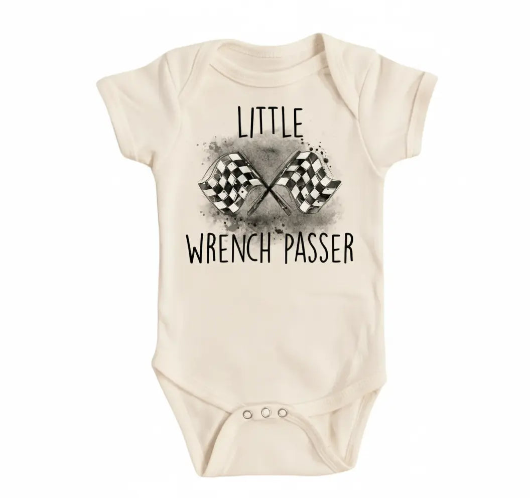 Racing Wrench - Baby Boy Girl Clothes Infant Bodysuit Funny Cute Newborn  Funny Cute Onesie® | North Fork Forager LLC