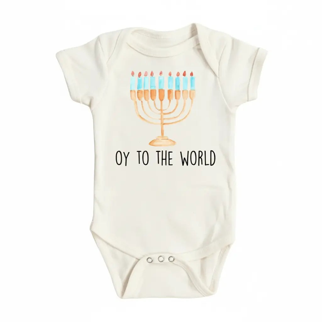 Hannukah Oy - Baby Boy Girl Clothes Infant Bodysuit Funny Cute Newborn  Funny Cute Onesie® | North Fork Forager LLC