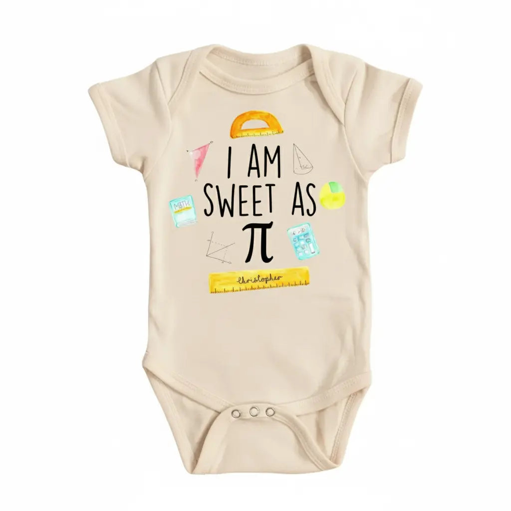 Math Pi - Baby Boy Girl Clothes Infant Bodysuit Funny Cute Newborn  Funny Cute Onesie® | North Fork Forager LLC