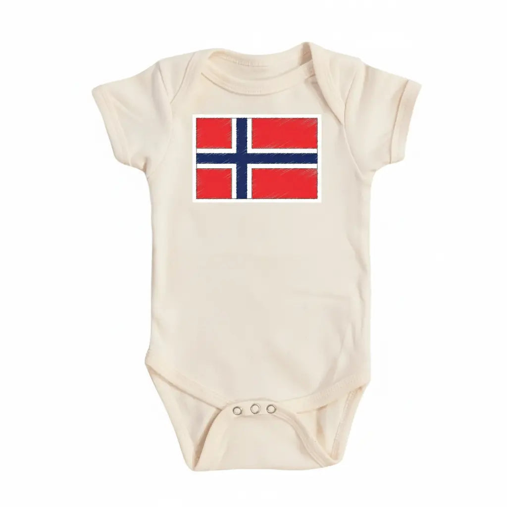 Norway - Baby Boy Girl Clothes Infant Bodysuit Funny Cute Newborn 1D  Funny Cute Onesie® | North Fork Forager LLC