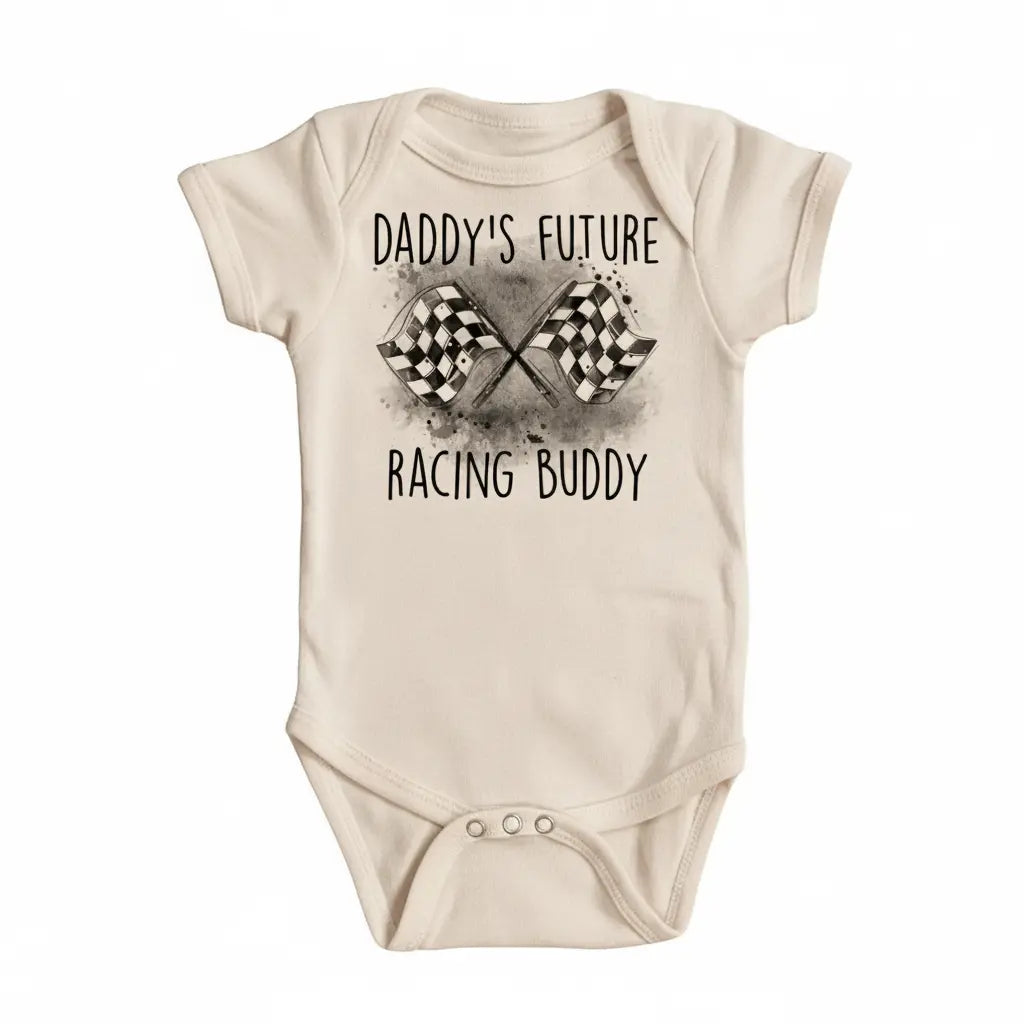 Racing Daddy Future - Baby Boy Girl Clothes Infant Bodysuit Funny Cute Newborn  Funny Cute Onesie® | North Fork Forager LLC