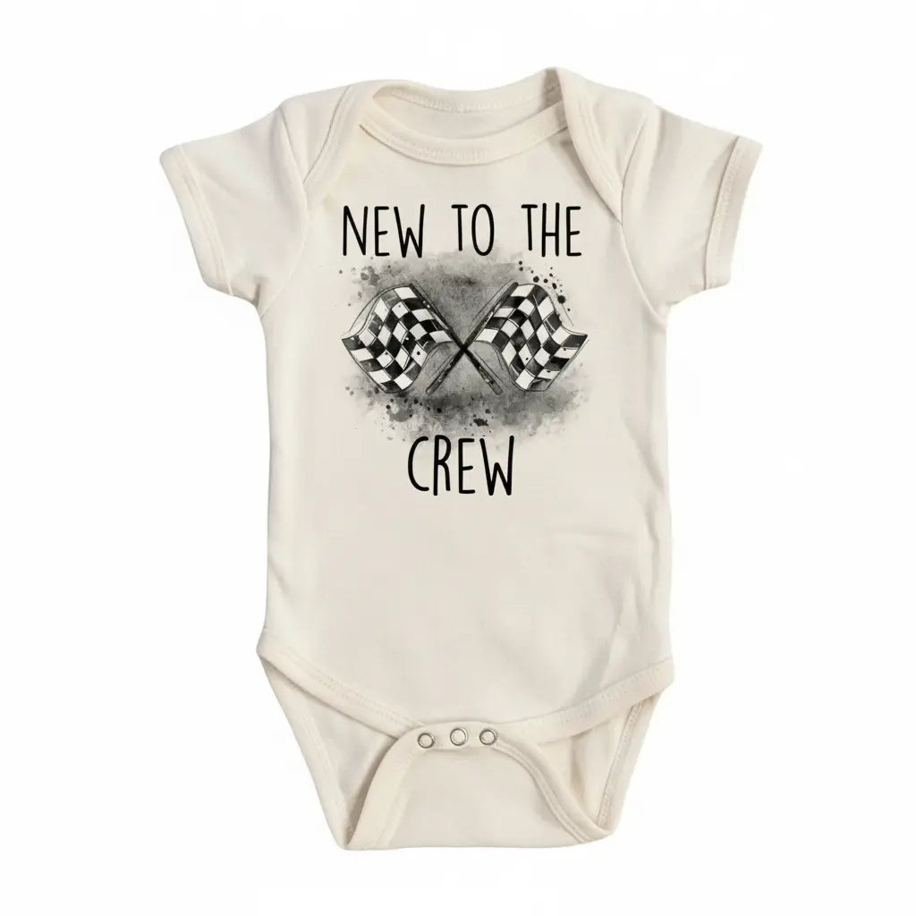 Racing - Baby Boy Girl Clothes Infant Bodysuit Funny Cute Newborn 3C  Funny Cute Onesie® | North Fork Forager LLC