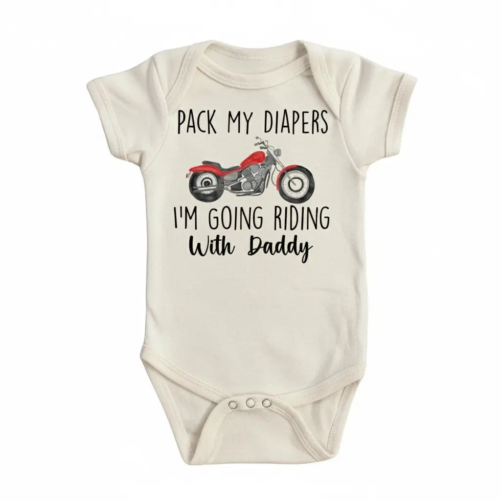 Motorcycle Diaper - Baby Boy Girl Clothes Infant Bodysuit Funny Cute Newborn  Funny Cute Onesie® | North Fork Forager LLC