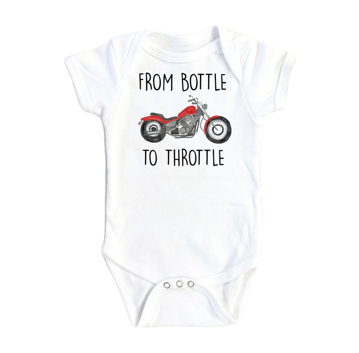 Motorcycle Throttle - Baby Boy Girl Clothes Infant Bodysuit Funny Cute Newborn Onesie