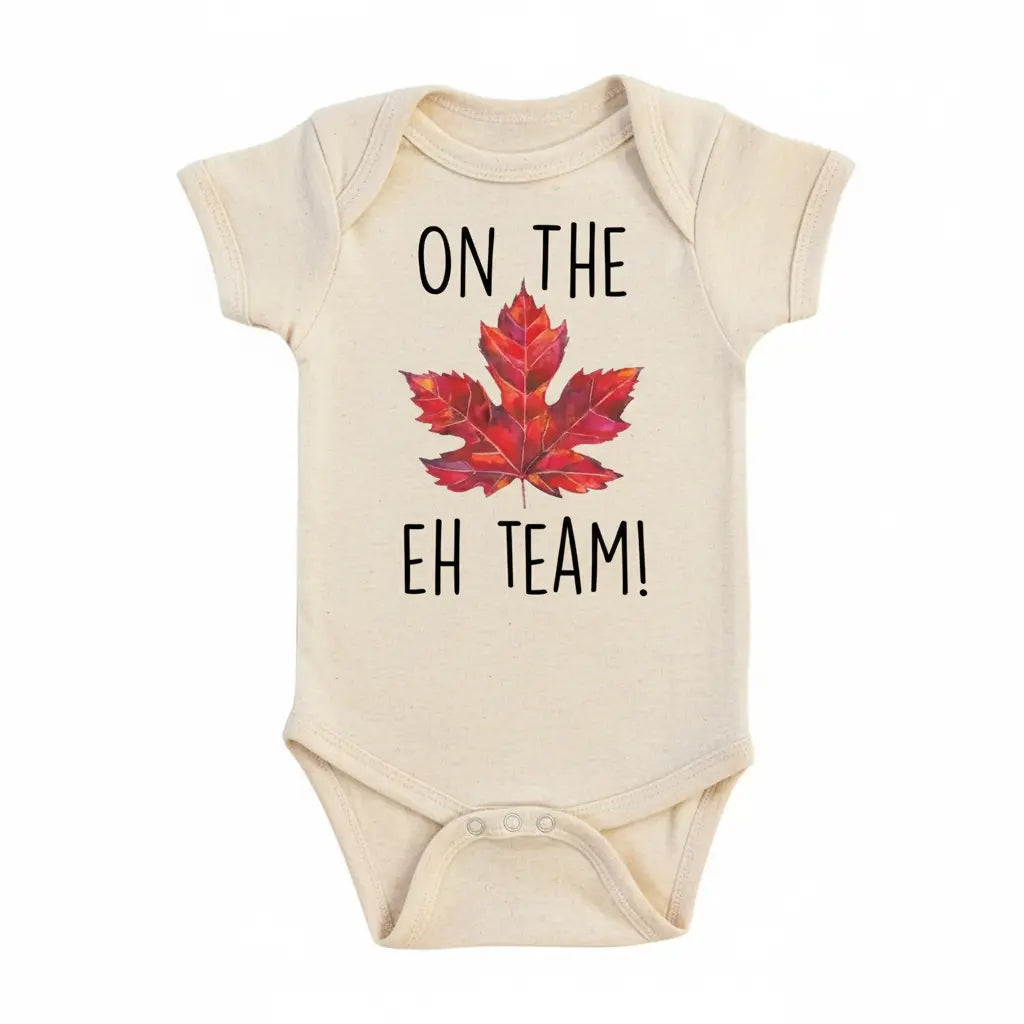 Canada Eh Team - Baby Boy Girl Clothes Infant Bodysuit Funny Cute Newborn  Funny Cute Onesie® | North Fork Forager LLC