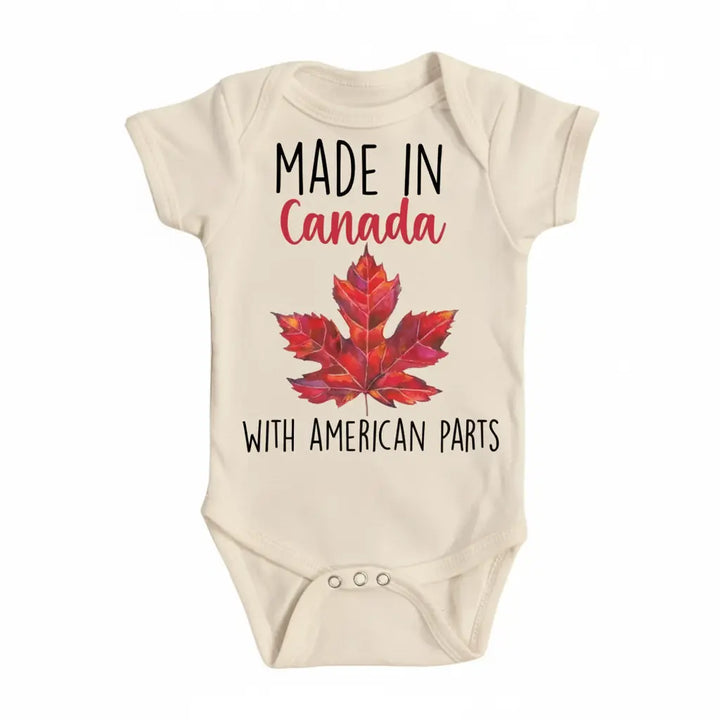 Canada Made 2 - Baby Boy Girl Clothes Infant Bodysuit Funny Cute Newborn  Funny Cute Onesie® | North Fork Forager LLC