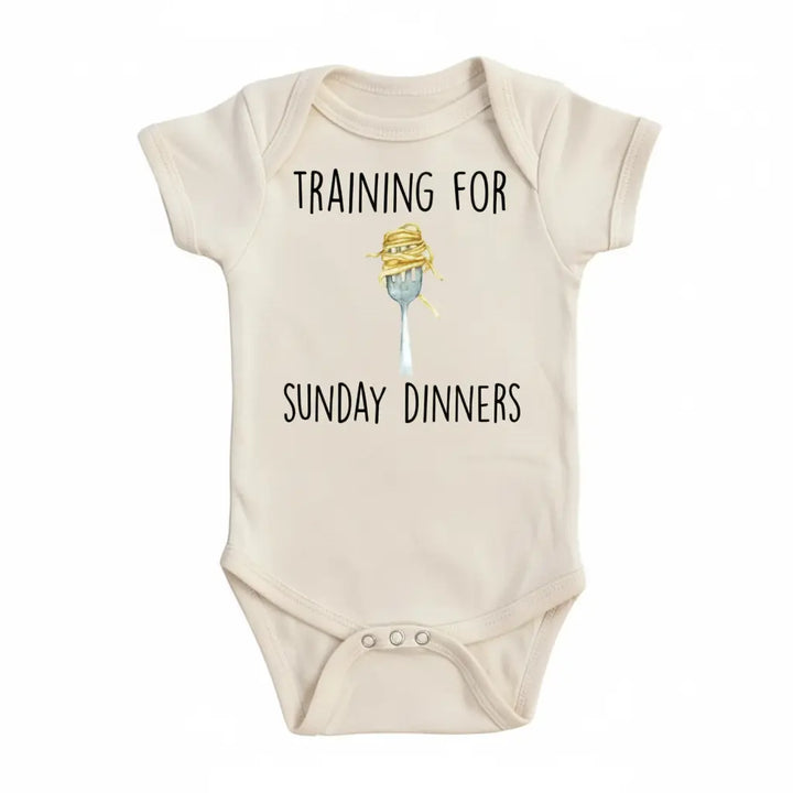 Pasta Italian Sunday - Baby Boy Girl Clothes Infant Bodysuit Funny Cute Newborn  Funny Cute Onesie® | North Fork Forager LLC