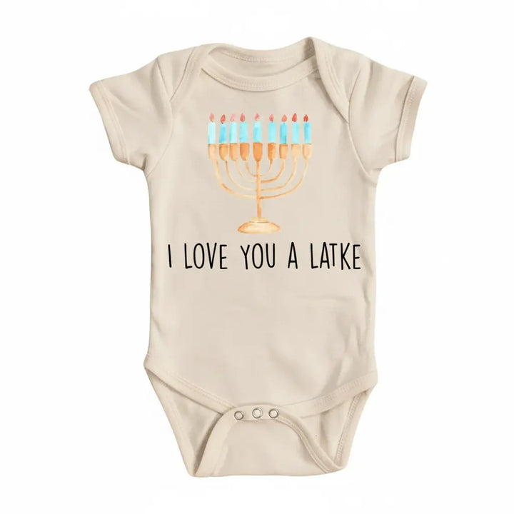 Hannukah Latke - Baby Boy Girl Clothes Infant Bodysuit Funny Cute Newborn  Funny Cute Onesie® | North Fork Forager LLC