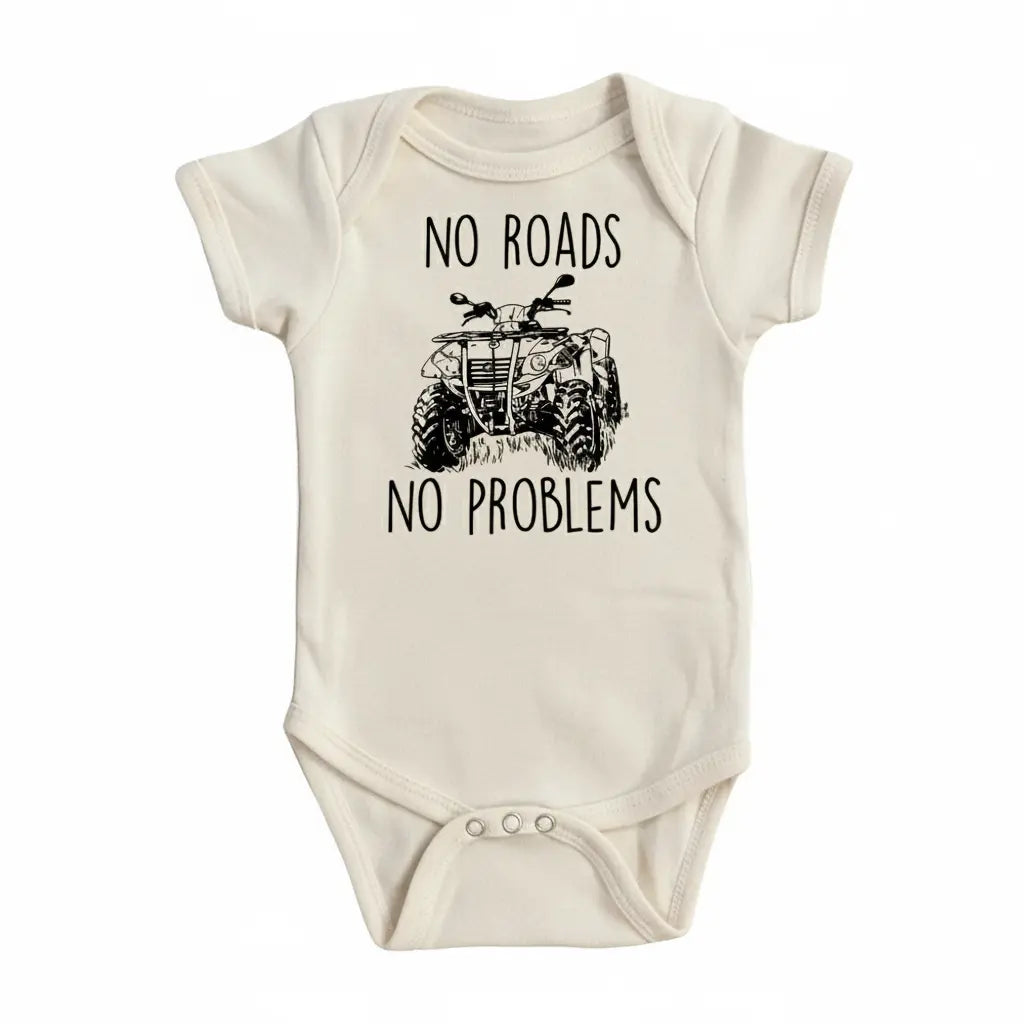 ATV Roads - Baby Boy Girl Clothes Infant Bodysuit Funny Cute Newborn  Funny Cute Onesie® | North Fork Forager LLC