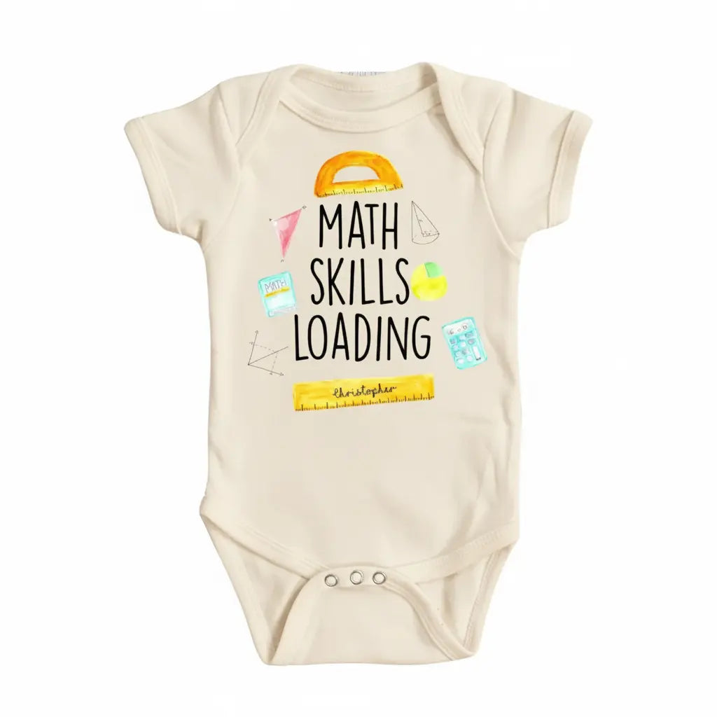 Math Skills - Baby Boy Girl Clothes Infant Bodysuit Funny Cute Newborn  Funny Cute Onesie® | North Fork Forager LLC