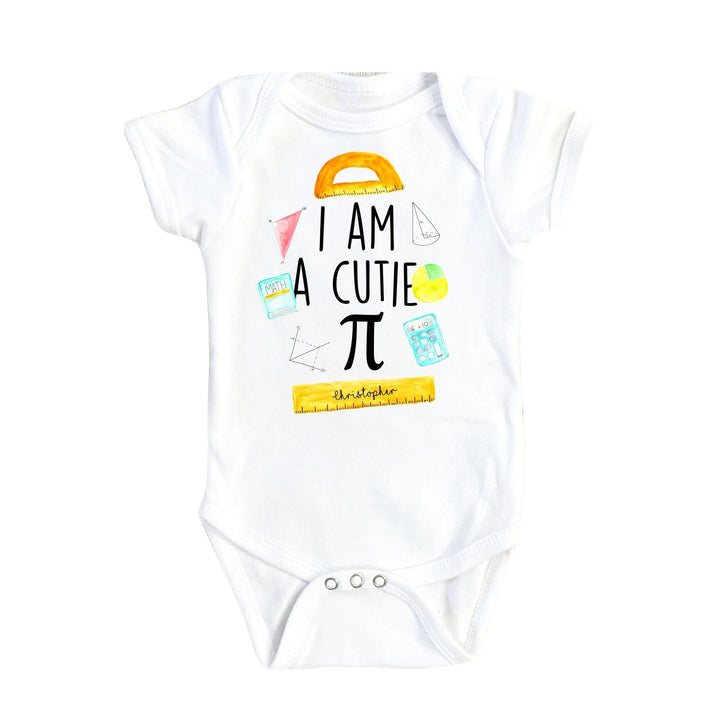 Math Cutie Pi - Baby Boy Girl Clothes Infant Bodysuit Funny Cute Newborn  Funny Cute Onesie® | North Fork Forager LLC