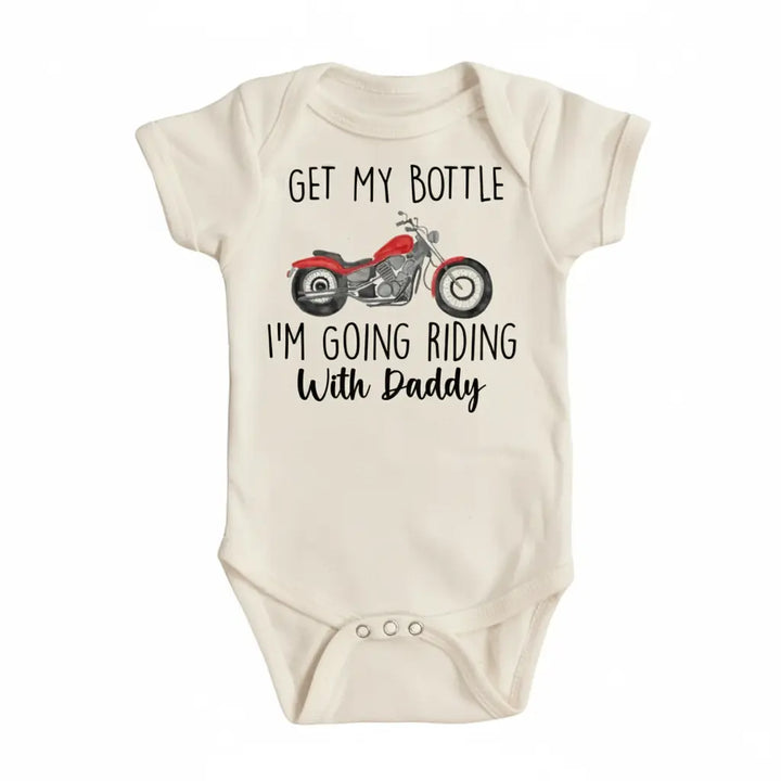 Motorcycle Bottle - Baby Boy Girl Clothes Infant Bodysuit Funny Cute Newborn  Funny Cute Onesie® | North Fork Forager LLC
