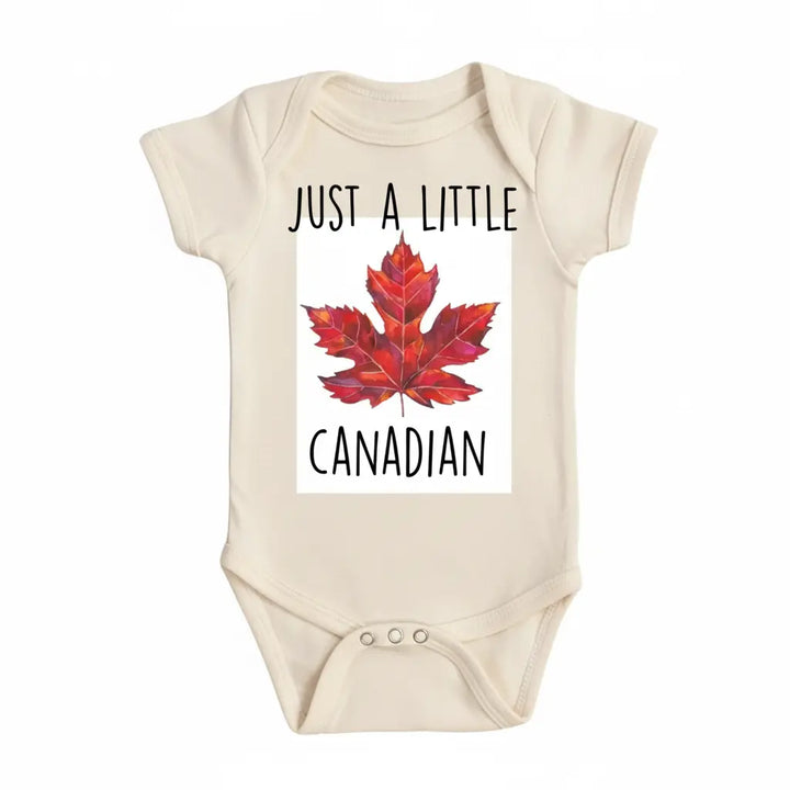Little Canadian - Baby Boy Girl Clothes Infant Bodysuit Funny Cute Newborn  Funny Cute Onesie® | North Fork Forager LLC