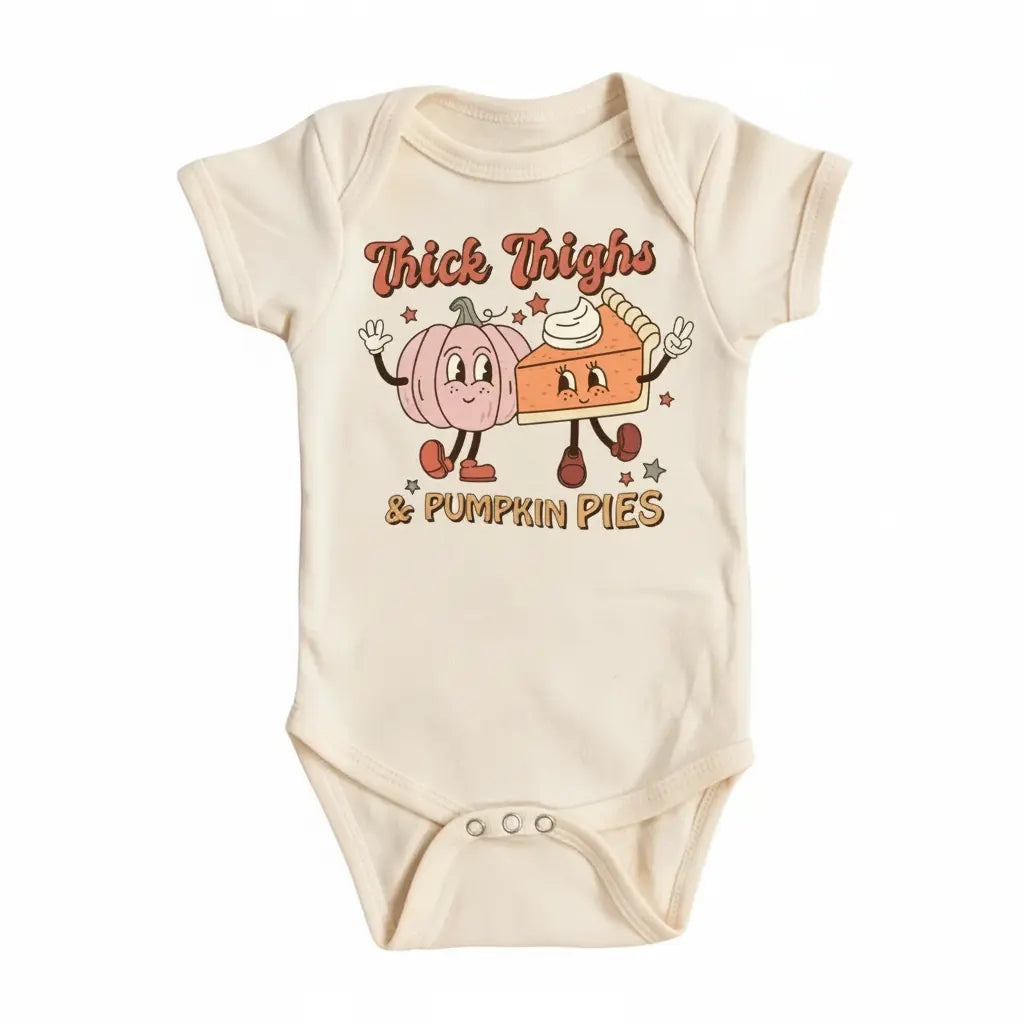 Fall Thick Thighs - Baby Boy Girl Clothes Infant Bodysuit Funny Cute Newborn  Funny Cute Onesie® | North Fork Forager LLC