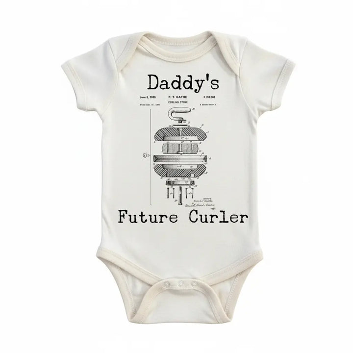Curling Patent 2 - Baby Boy Girl Clothes Infant Bodysuit Funny Cute Newborn  Funny Cute Onesie® | North Fork Forager LLC