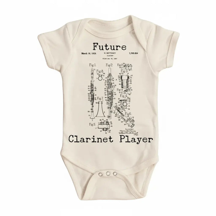 Clarinet Patent - Baby Boy Girl Clothes Infant Bodysuit Funny Cute Newborn  Funny Cute Onesie® | North Fork Forager LLC