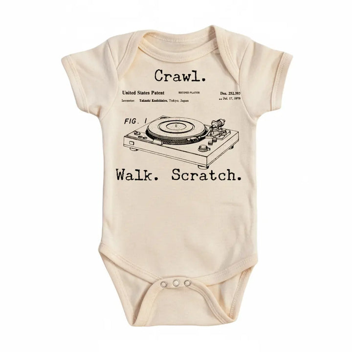 DJ Scratch - Baby Boy Girl Clothes Infant Bodysuit Funny Cute Newborn  Funny Cute Onesie® | North Fork Forager LLC