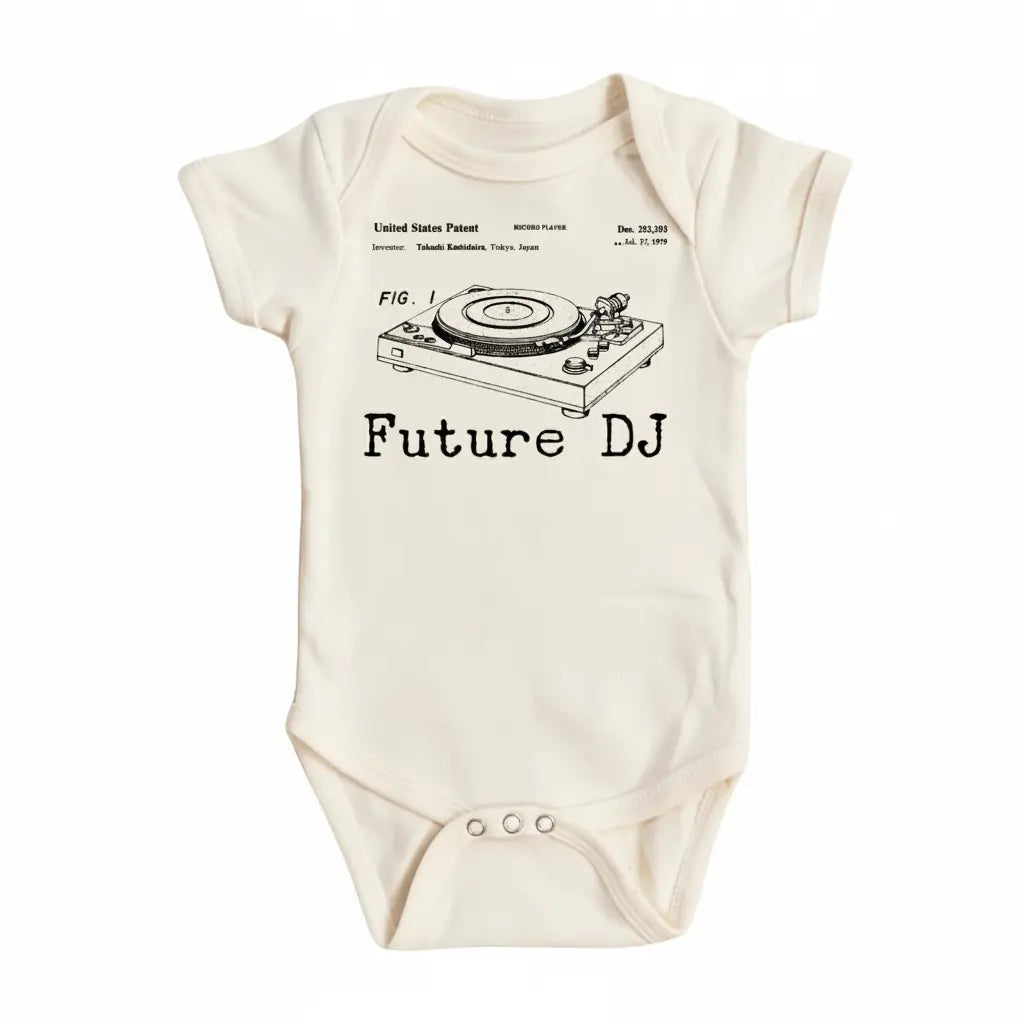 Future DJ Patent - Baby Boy Girl Clothes Infant Bodysuit Funny Cute Newborn  Funny Cute Onesie® | North Fork Forager LLC