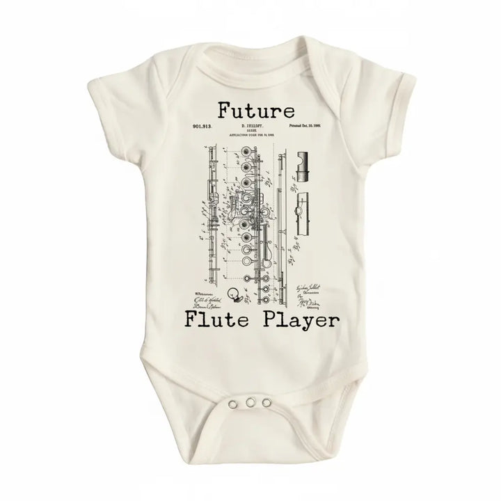 Flute Patent - Baby Boy Girl Clothes Infant Bodysuit Funny Cute Newborn  Funny Cute Onesie® | North Fork Forager LLC