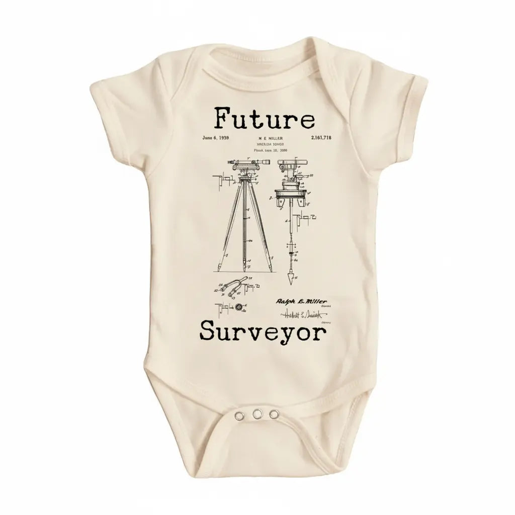 Surveyor Patent - Baby Boy Girl Clothes Infant Bodysuit Funny Cute Newborn  Funny Cute Onesie® | North Fork Forager LLC