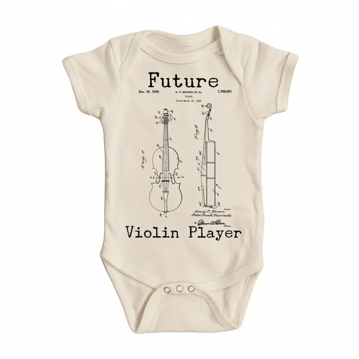 Violin Patent - Baby Boy Girl Clothes Infant Bodysuit Funny Cute Newborn  Funny Cute Onesie® | North Fork Forager LLC