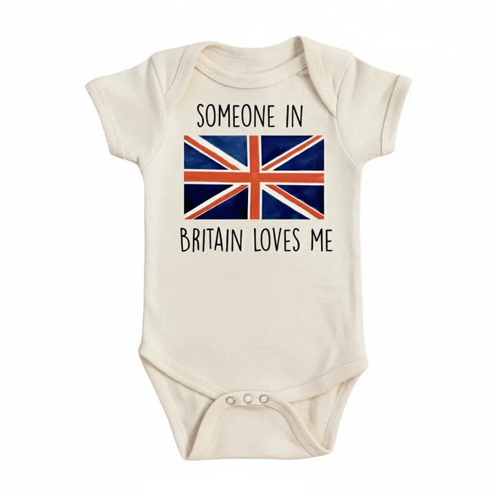 Britain Someone Love - Baby Boy Girl Clothes Infant Bodysuit Funny Cute Newborn  Funny Cute Onesie® | North Fork Forager LLC
