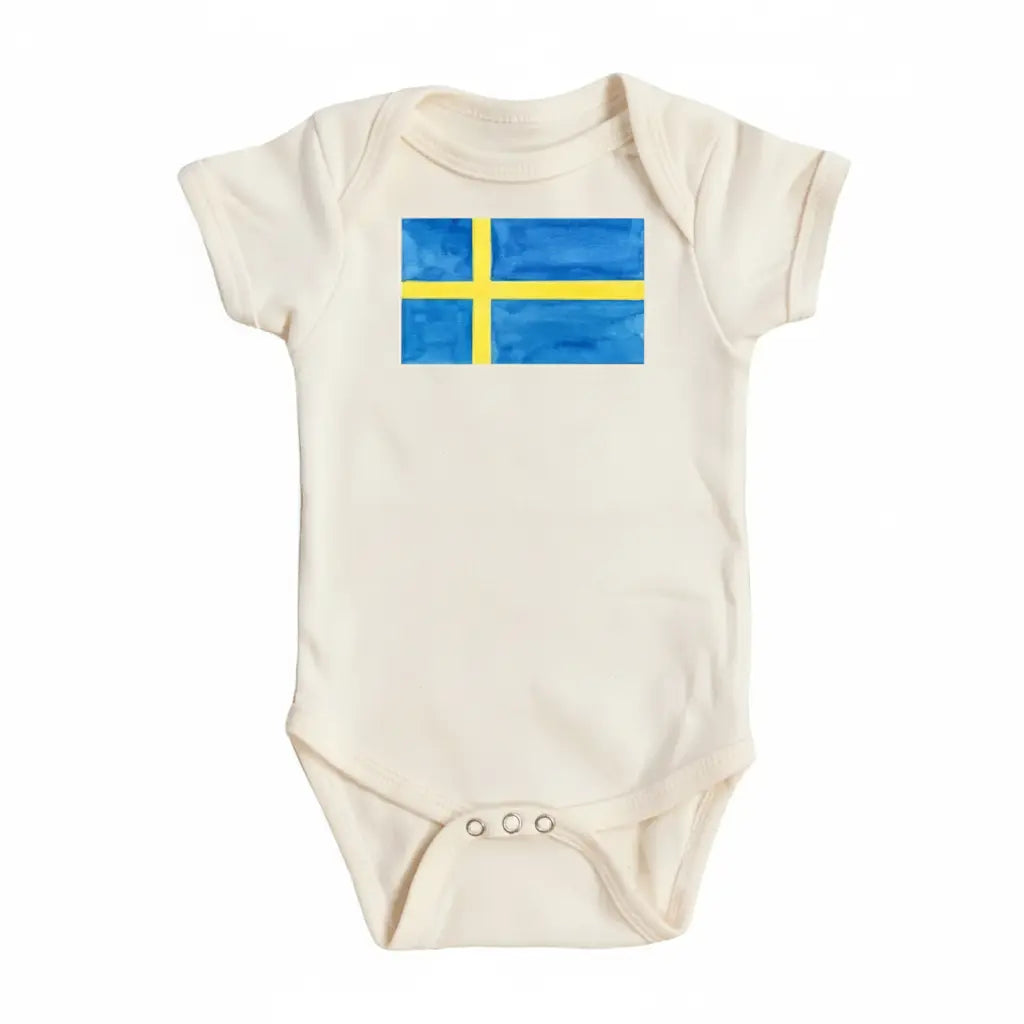 Sweden - Baby Boy Girl Clothes Infant Bodysuit Funny Cute Newborn  Funny Cute Onesie® | North Fork Forager LLC