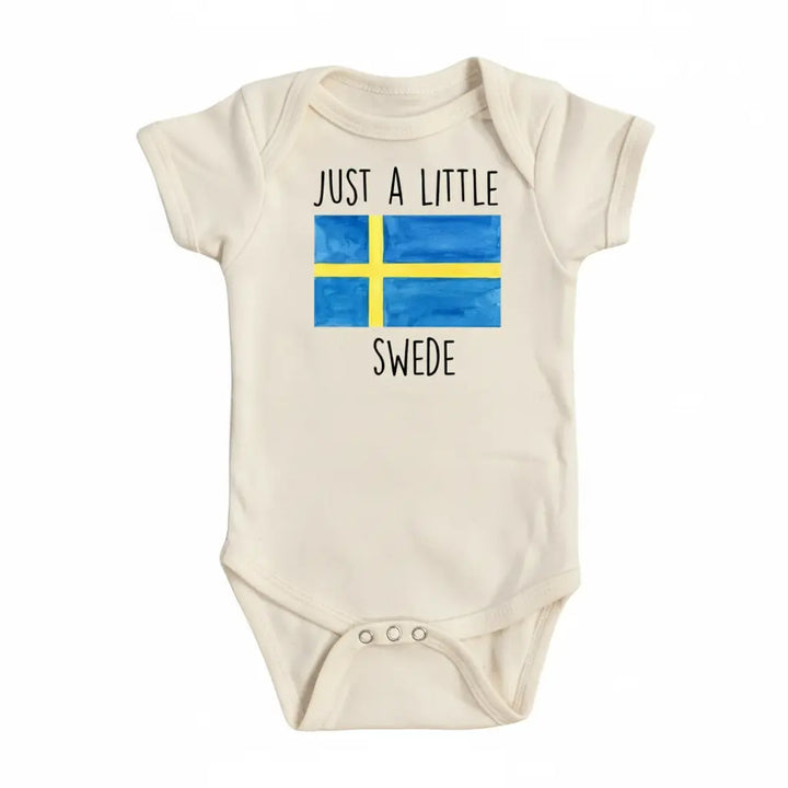Sweden Little - Baby Boy Girl Clothes Infant Bodysuit Funny Cute Newborn  Funny Cute Onesie® | North Fork Forager LLC
