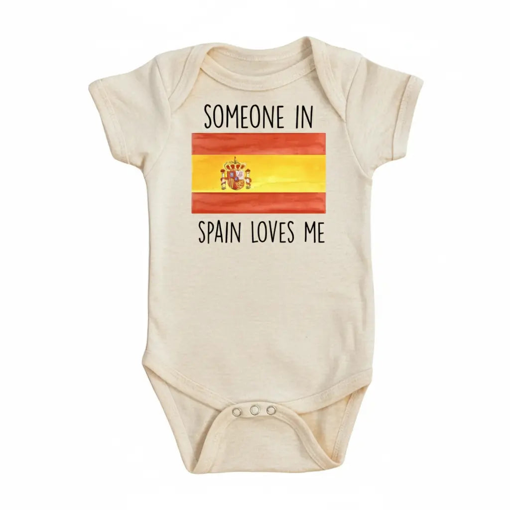 Spain - Baby Boy Girl Clothes Infant Bodysuit Funny Cute Newborn  Funny Cute Onesie® | North Fork Forager LLC