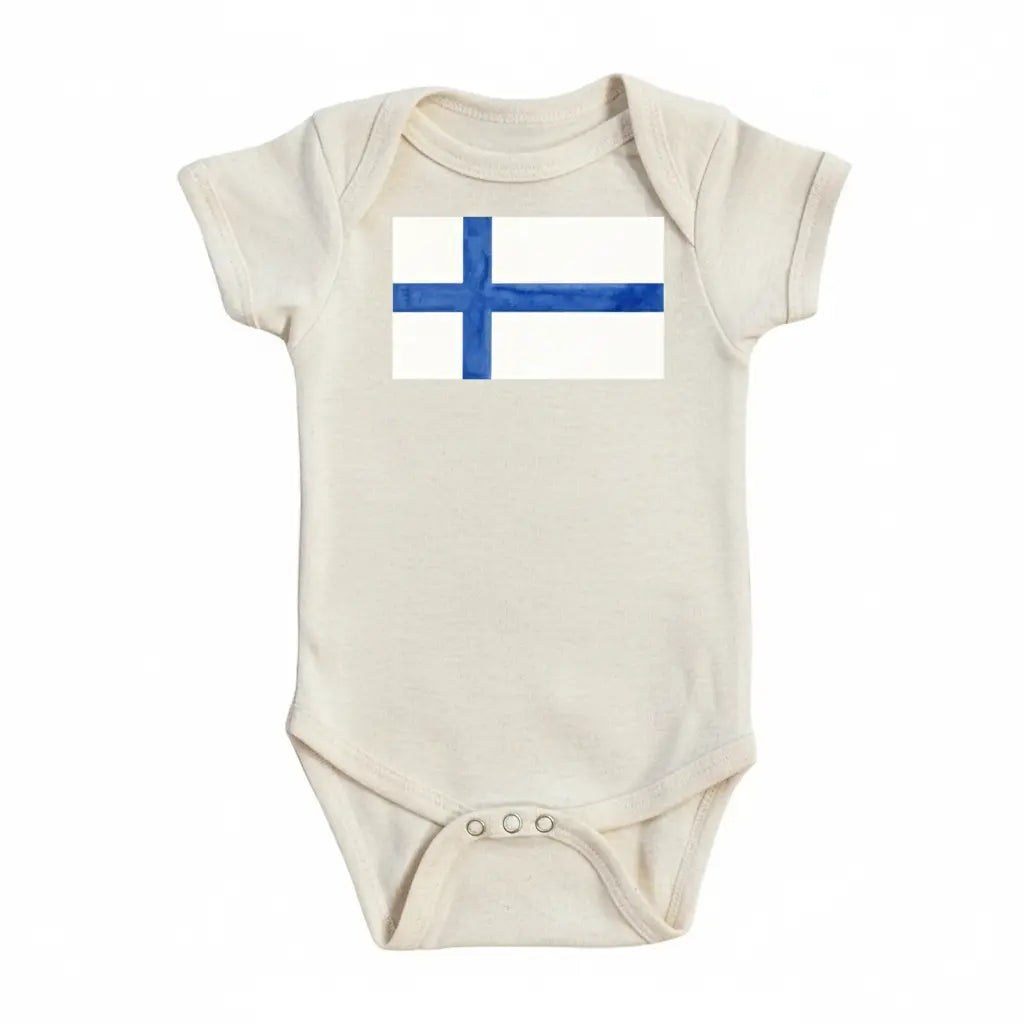 Finland Flag - Baby Boy Girl Clothes Infant Bodysuit Funny Cute Newborn  Funny Cute Onesie® | North Fork Forager LLC
