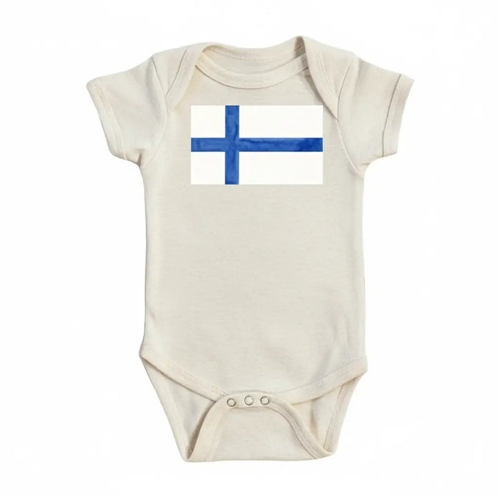 Finland Flag - Baby Boy Girl Clothes Infant Bodysuit Funny Cute Newborn  Funny Cute Onesie® | North Fork Forager LLC